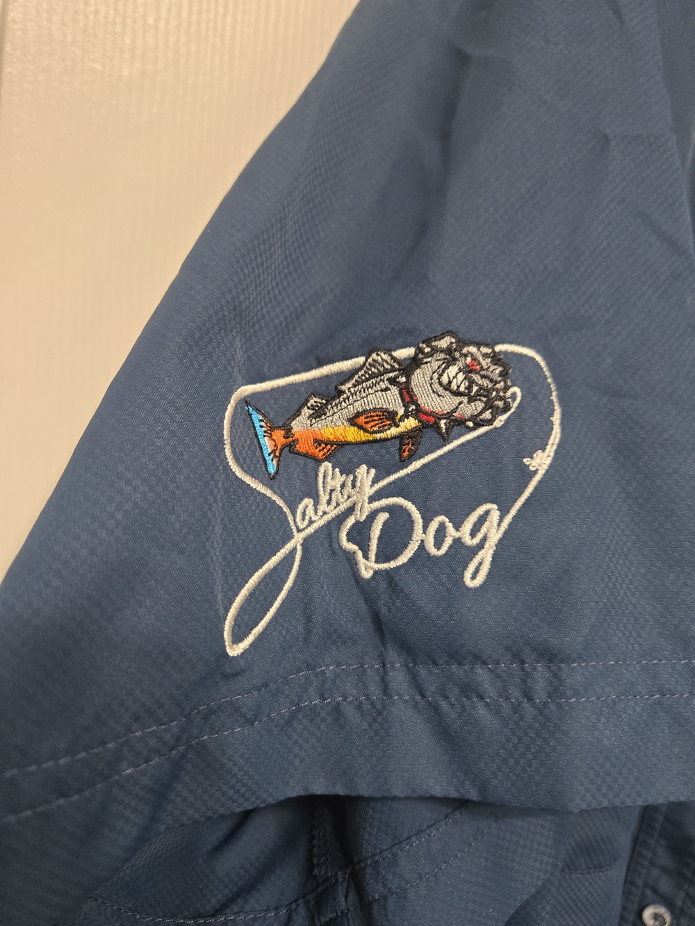 GG Salty Dog Fishing Shirt - Navy Blue